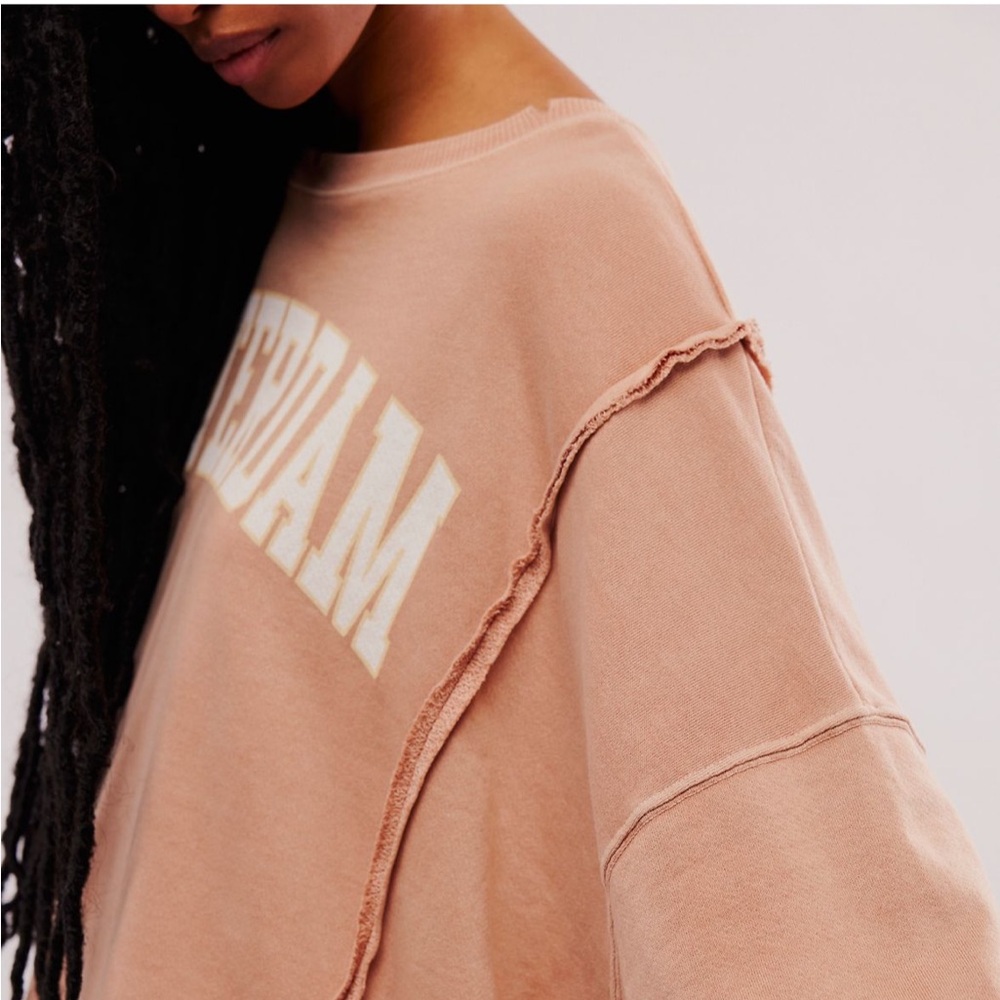 We The Free Graphic Camden Pullover - Brown Combo Amsterdam - Picture 4 of 8